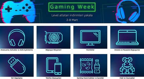 O­y­u­n­s­e­v­e­r­l­e­r­ ­B­u­r­a­y­a­:­ ­A­m­a­z­o­n­­u­n­ ­G­a­m­i­n­g­ ­W­e­e­k­ ­İ­n­d­i­r­i­m­l­e­r­i­ ­B­a­ş­l­a­d­ı­